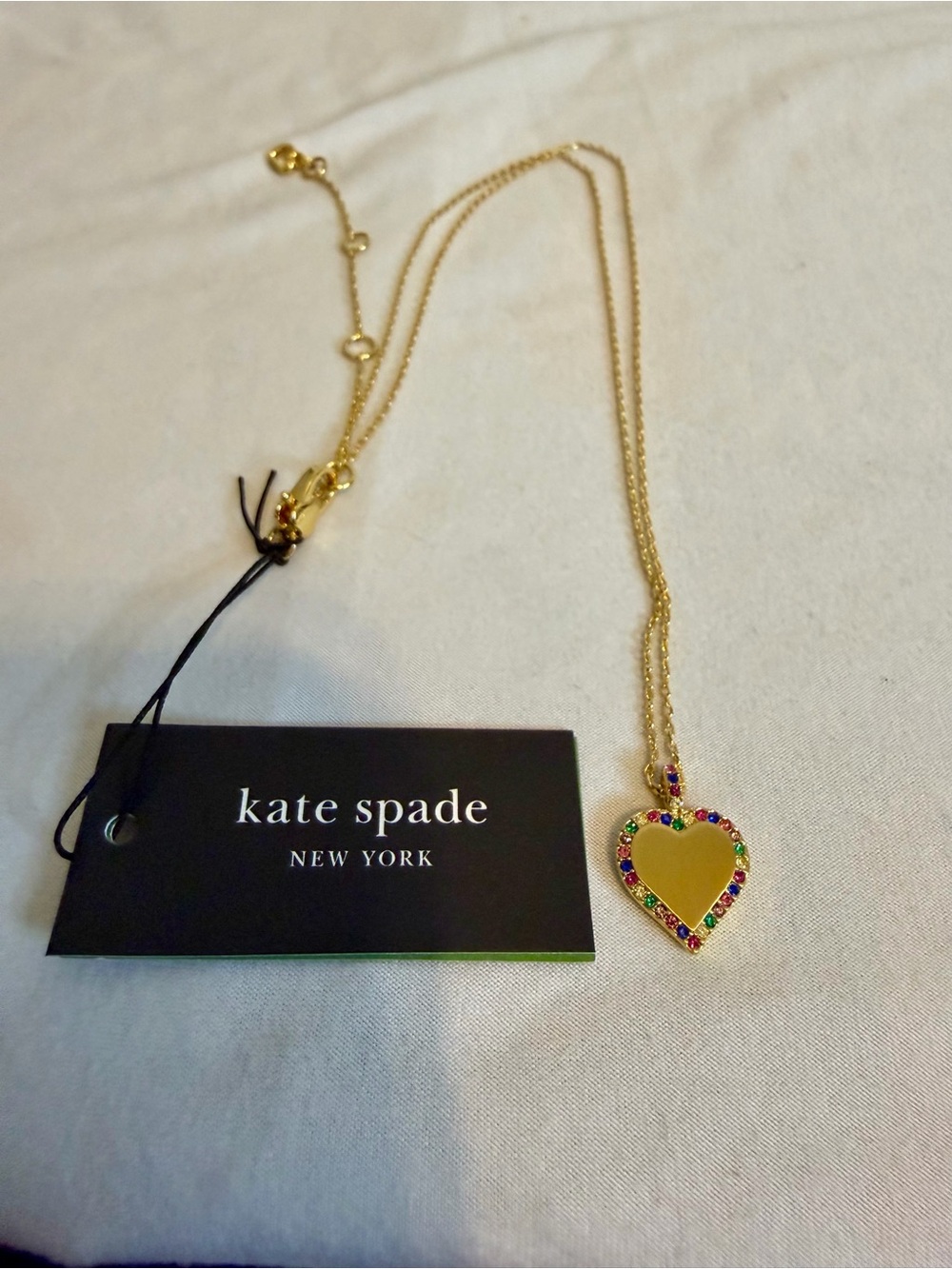 Kate Spade New York “Take Heart” Pendant Necklace – NWT